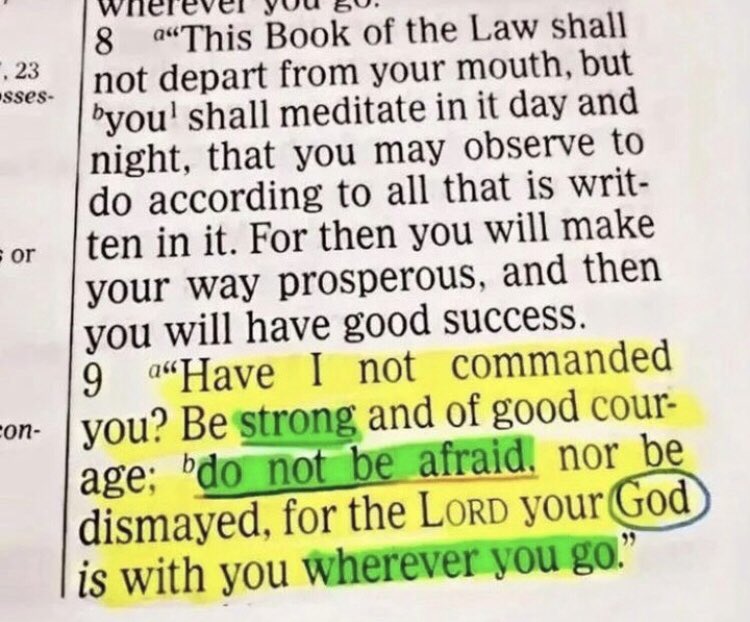 PTAMUSICNOW's tweet photo. Let’s start this week off right 💪 Joshua 1:9 remember who you belong to🔥#happymonday  #Jesuslovesme https://t.co/q7HpsG51Qs