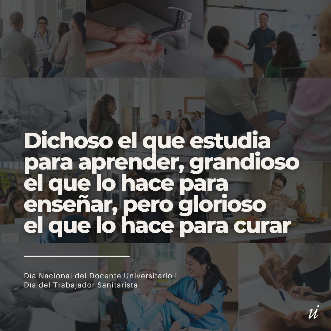 ISALUD_Oficial's tweet photo. LA VOCACIÓN ES EL MOTOR DE QUIENES DEDICAN SU VIDA AL SERVICIO DE LOS DEMÁS 💜

💫 El conocimiento y la salud son la llave para un futuro mejor.

#ISALUD, educación para la transformación. 

#DíadelDocenteUniversitario #DíadelTrabajadorSanitarista https://t.co/6SY5zKWMIo