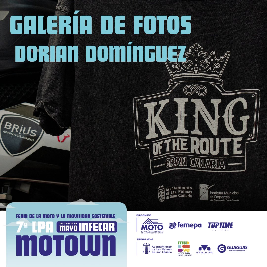 👀 ¡ʀᴇᴘᴀsᴀ ʟᴀ ɢᴀʟᴇʀíᴀ ᴅᴇ ғᴏᴛᴏs ᴅᴇ ʟᴀ <a href="/kingoftheroute/">King of the Route</a>

📸 De la mano de Dorian Domínguez 
te acercamos a las mejores fotos de la  experiencia más épica de #GranCanaria que formó parte de la #LPAMotown 2023

👇 LINK de las fotos
  bitly.ws/EzWW
