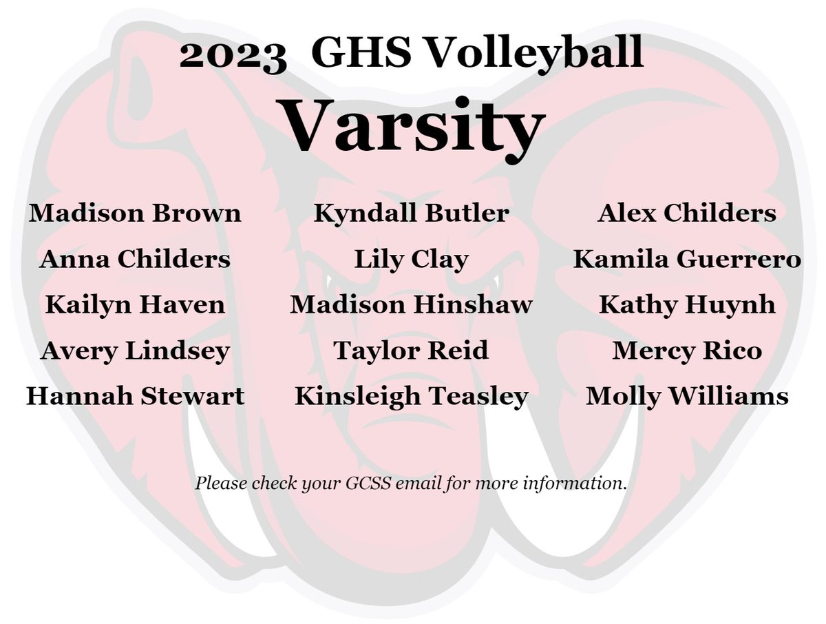 GHS BigRed Vball tweet media