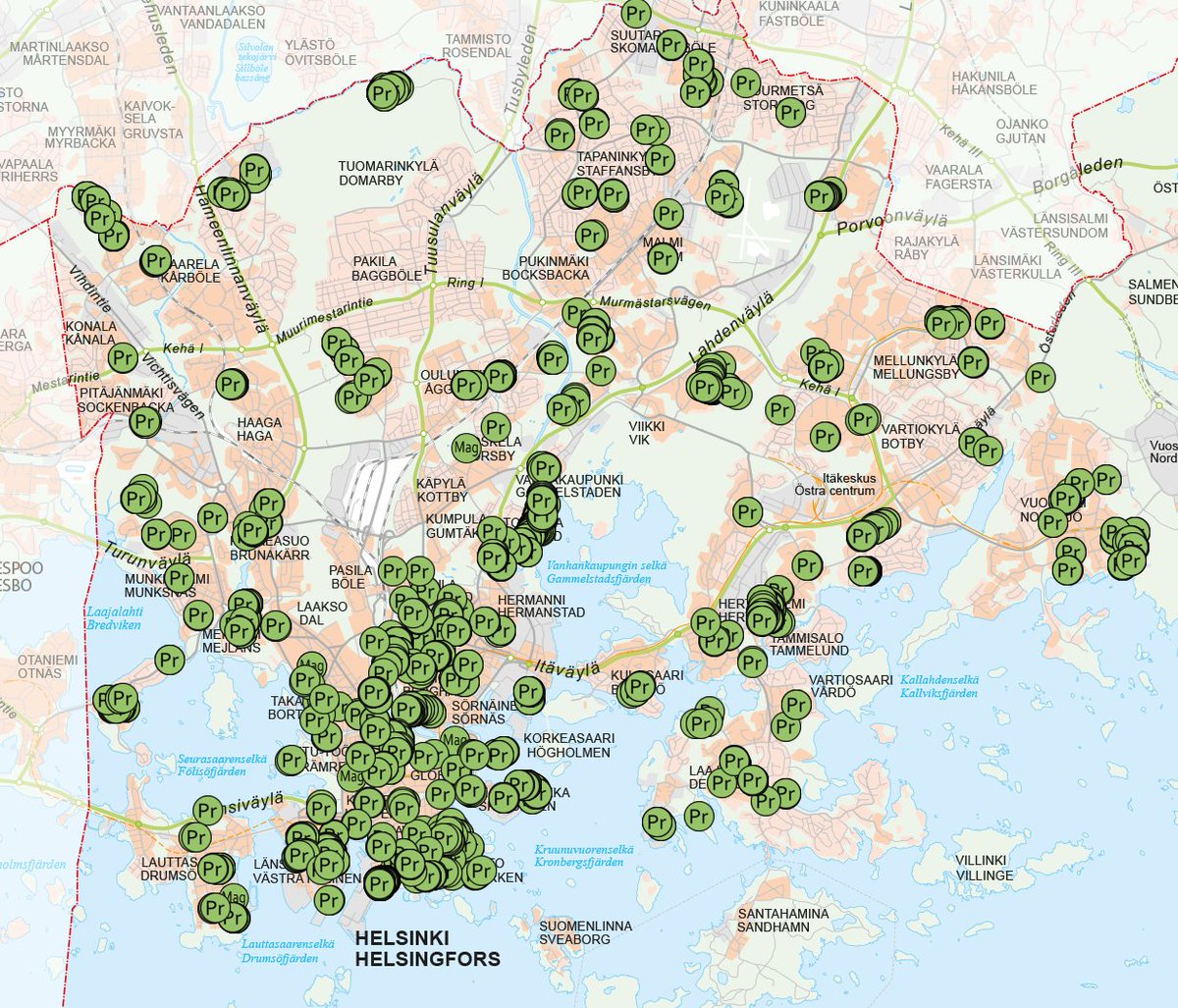 Kirsikat kukkivat nyt. 🌸

Mutta missä muualla niitä on kuin Roihuvuoressa? 

Katso kartalta puurekisterimme tiedot, missä Helsingissä on prunus-suvun puita eli kirsikoita ja tuomia.

👉 kartta.hel.fi/link/9Q8Y6d

#Helsinki #kirsikat