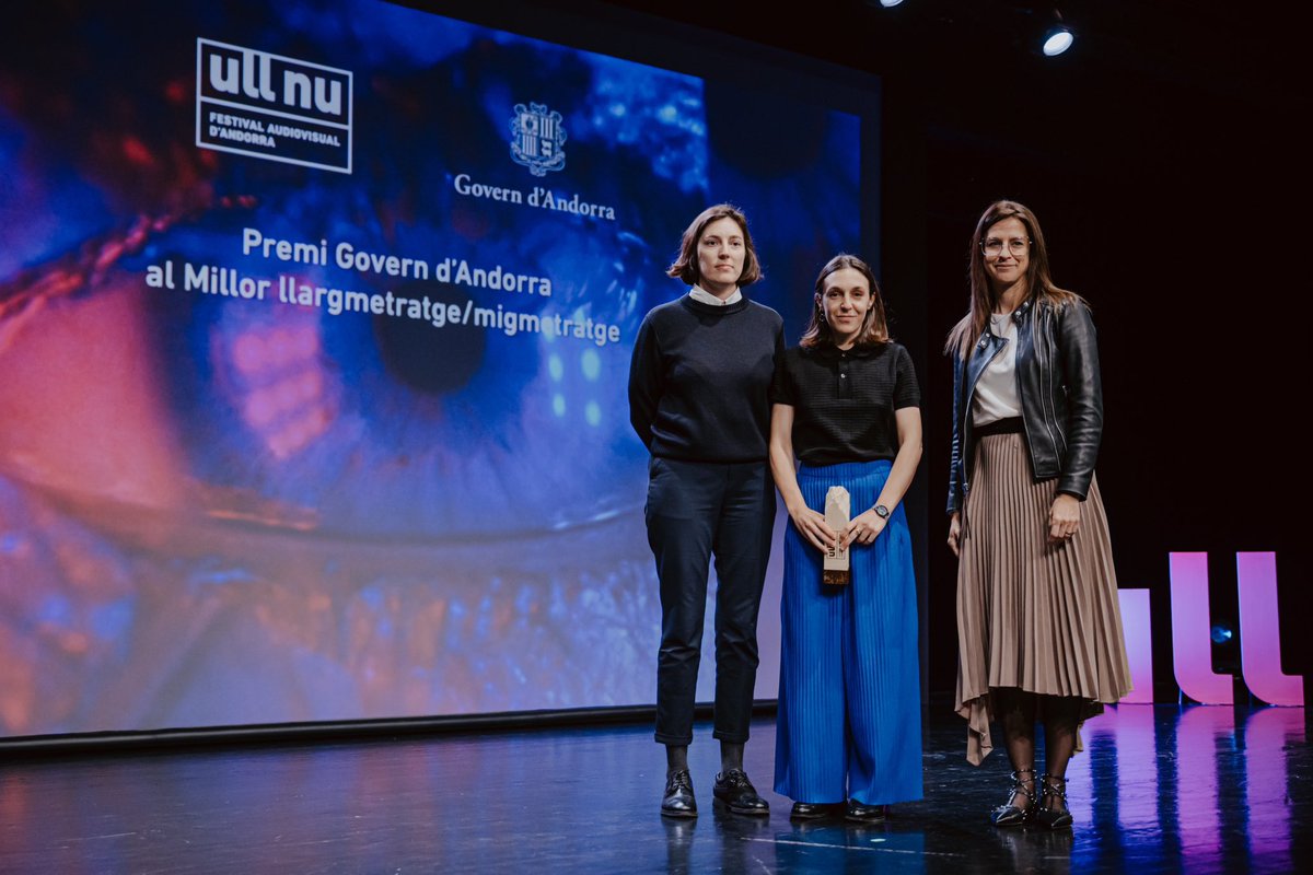 GuilhemCaillard's tweet image. La 10e édition du #festivalullnu vient de s’achever en beauté, avec plusieurs prix remis par notre jury professionnel, dont Meilleur film pour le merveilleux #ALTERITATS co-réalisé par deux cinéastes prometteuses, l’andorrane Alba Cros et la catalane Nora Haddad.
@GovernAndorra
