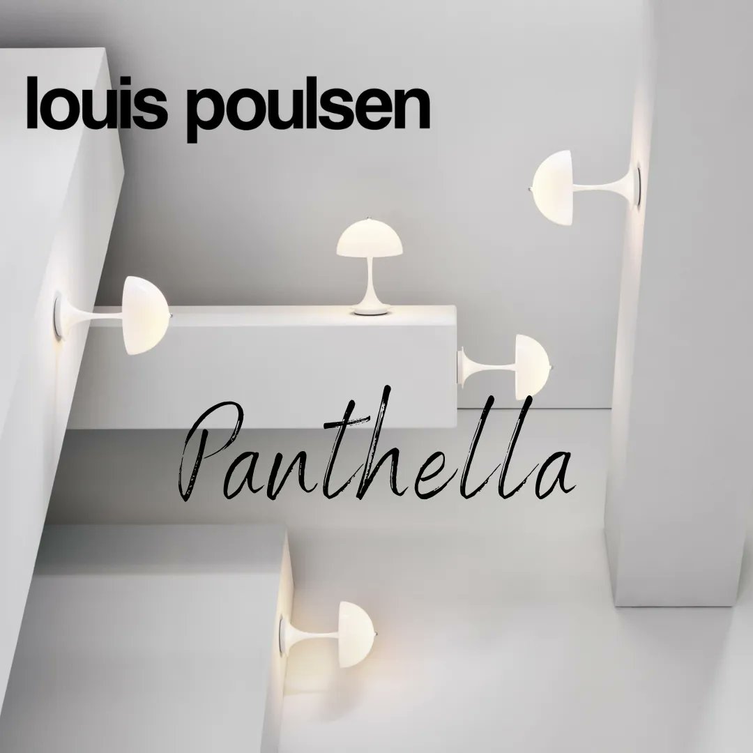 Inspyerlighting's tweet photo. The designer and architect Verner Panton created Panthella together with @louispoulsen in 1971. Panthella stands out as one of Panton’s most significant design icons with its organic shape that mirrors the softest of light. 
SAVE 23% OR MORE ON ICONIC LOUIS POULSEN LIGHTS! https://t.co/w5HvQKlzZP