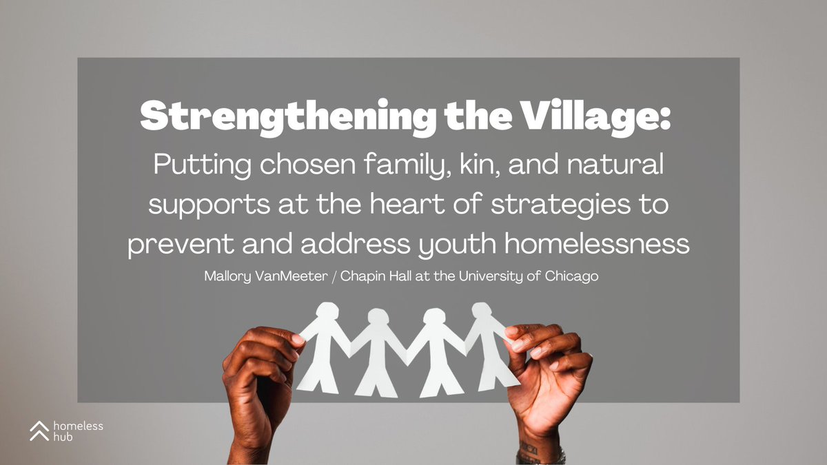 This report highlights the positive impact of informal shared housing arrangements between kin and chosen family.

It also discusses the supports needed to help hosts and youth in these arrangements to thrive: bit.ly/42tvmmQ 
#YouthHomelessness bit.ly/44SuvO4