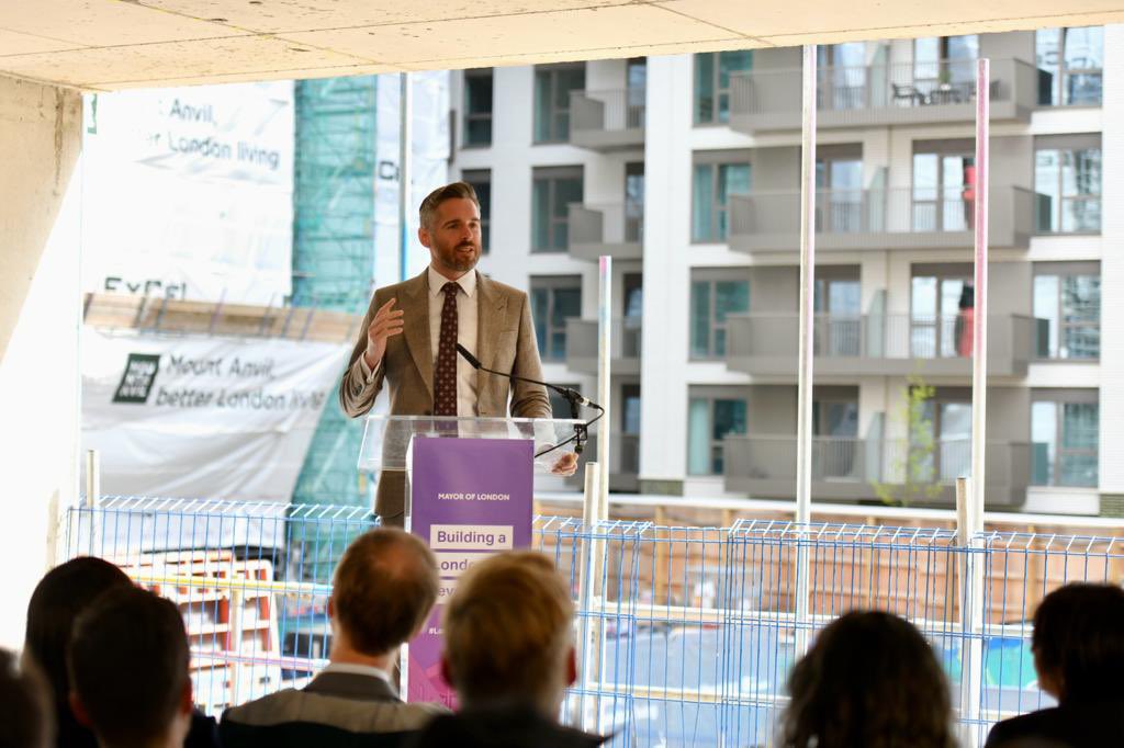 Tom Copley (@tomcopley) on Twitter photo “I will not rest in continuing to pull out all the stops to crack London’s housing crisis.”
<a href="/MayorofLondon/">Mayor of London, Sadiq Khan</a> <a href="/SadiqKhan/">Sadiq Khan</a> announced at Royal Eden Docks this morning that we have hit the hugely ambitious 116,000 affordable homes target.
More than 25,000 were started last year alone. “I will not rest in continuing to pull out all the stops to crack London’s housing crisis.”
<a href="/MayorofLondon/">Mayor of London, Sadiq Khan</a> <a href="/SadiqKhan/">Sadiq Khan</a> announced at Royal Eden Docks this morning that we have hit the hugely ambitious 116,000 affordable homes target.
More than 25,000 were started last year alone.