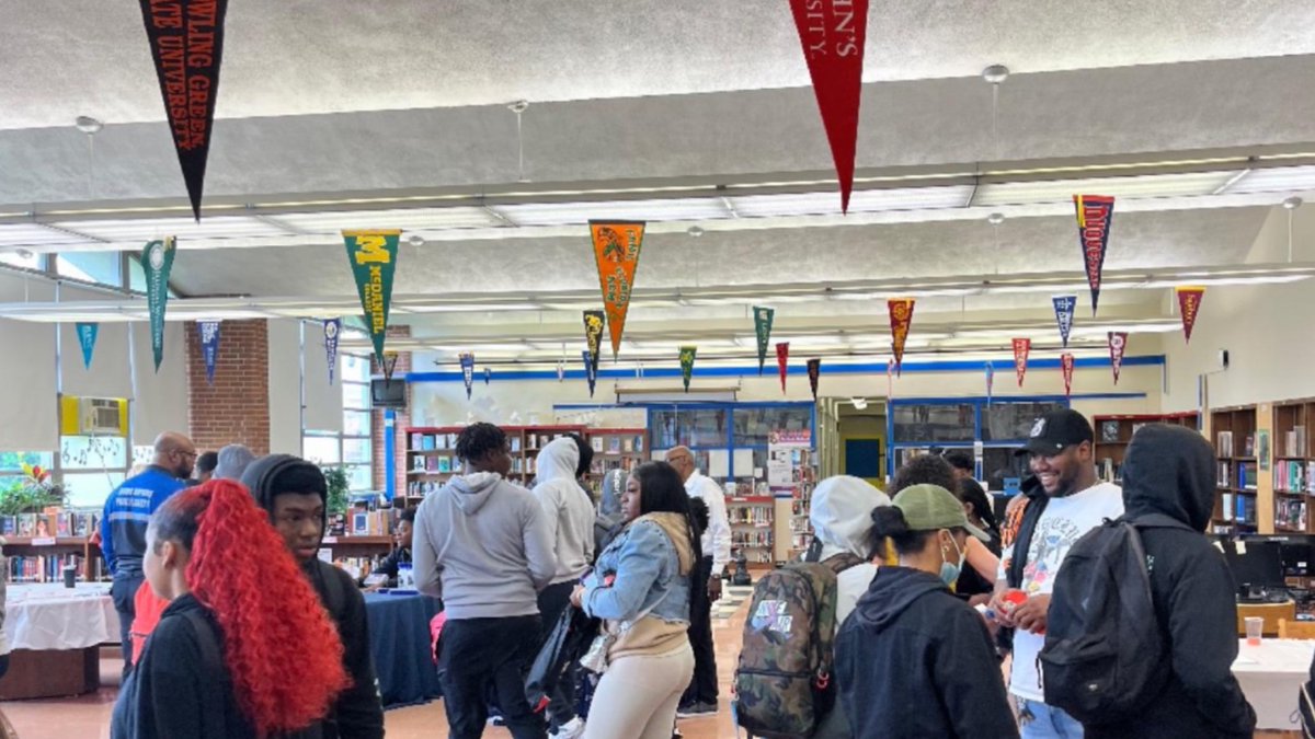 Achievement Academy held its fourth annual Career, College, and Community Resource Fair. Thanks to Ms. Riddle, who organized the event, and students Tavon and Kamyra, who served as student ambassadors.
