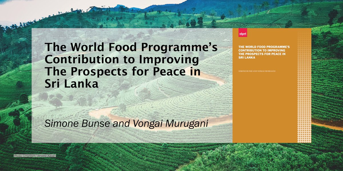 These two reports analyse the contribution of @WFP programming to the prospects for peace in South Sudan🇸🇸 ➡️doi.org/10.55163/ZTIS2… and in Sri Lanka🇱🇰 ➡️ doi.org/10.55163/JKVI4…