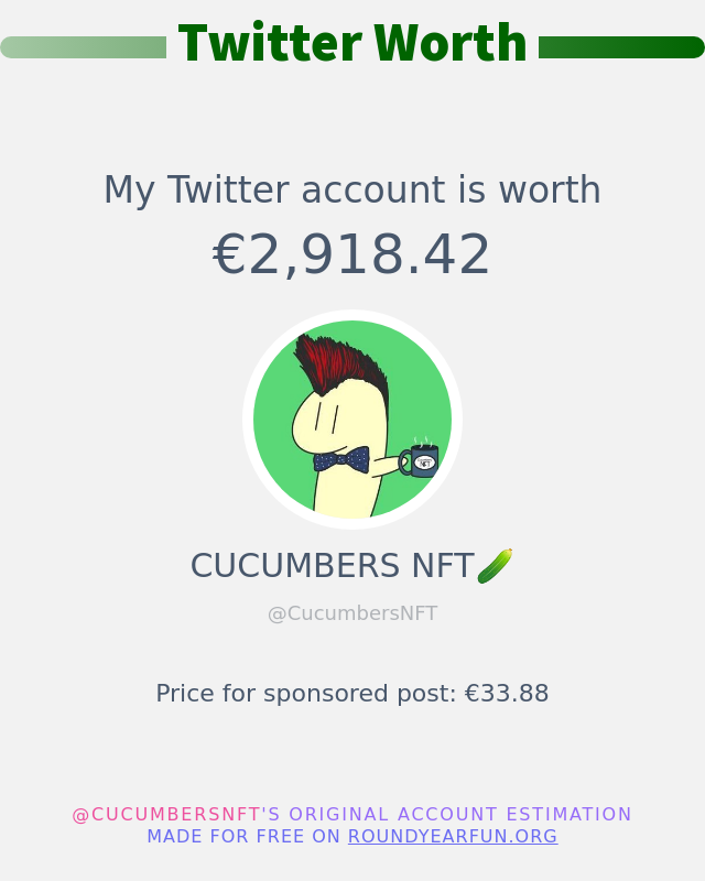 CUCUMBERS NFT🥒 tweet media