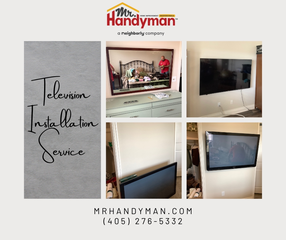 Upgrade Your Entertainment Experience with Mr. Handyman s Professional TV Installation Service 📺🔧 Let Us Do the Heavy Lifting for You!

#tvinstallation #hometheater #entertainmentcenter #hometips #handymanservices #mrhandyman #homeremodeling #homeupgrad