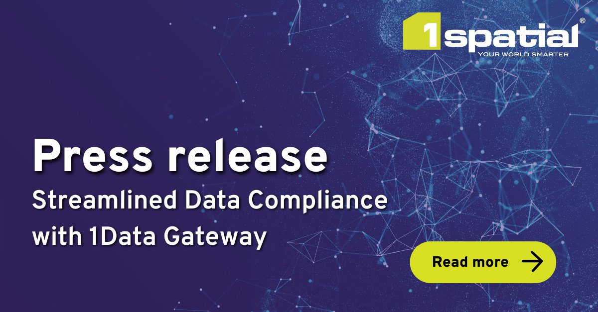 NEW PRESS RELEASE: We are really pleased to announce that we have released new updates to our 1 Data Gateway product.

#data #1datagateway #dataprocessing #datavalidation #datacleansing #datamanagement #gis #geospatial

bit.ly/42VcAo3