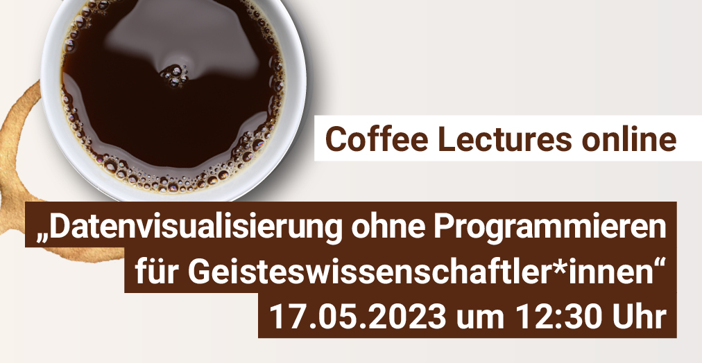 In unseren #CoffeeLecture online geben wir euch diese Woche einen Überblick, wie man eine Datenvisualisierung plant, welche Angebote es gibt und stellen gezielt Werkzeuge vor, für die man keine Programmierkenntnisse benötigt.

📆17.05. | 12:30 Uhr
🔗 lnktr.thulb.uni-jena.de/go/cl/