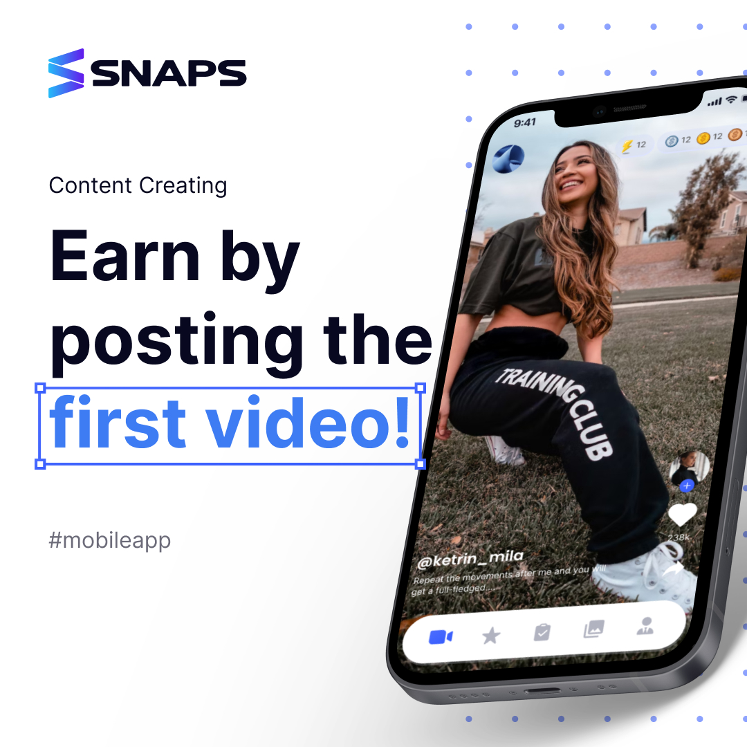 🎬Post your first video in Snaps and as soon as it gets the required number of views - get instant income for it!

🔹1000 views - 1000 $SNPS ~ 10$
🔹5000 views - 2000 $SNPS ~ 20$
🔹10000 views - 3000 $SNPS ~ 30$
🔹20000 views - 4000 $SNPS ~ 40$
🔹50000 views - 5000 $SNPS ~ 50$