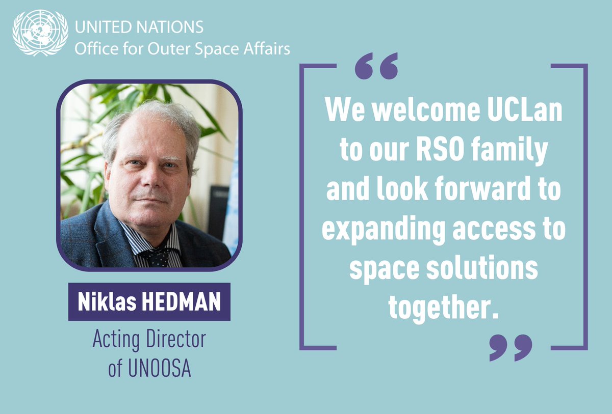 🤩<a href="/UN_SPIDER/">UN-SPIDER</a> family of Regional Support Offices is expanding! @UCLan becomes the 1st RSO in UK🇬🇧.

We appreciate the support &amp; welcome you to our community🤝.

Together we will work on advancing disaster management &amp; emergency response globally!

Details👉bit.ly/42V9yjB