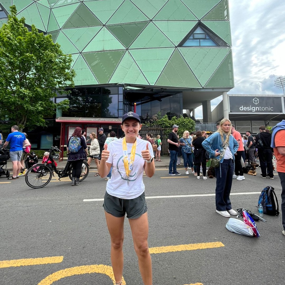Events Manager Polly completed the Run For All Leeds Half Marathon yesterday in 2 hours 27 minutes 🏃‍♀️👏 💛

It’s not too late to donate: buff.ly/3StdTXz

#MondayMotivation #YorkshireChildrensCharity #YCCharity #YorkshireFundraising #RunForAll #LeedsHalfMarathon