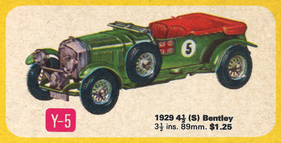 Classic #Matchbox time...1967 Y-5 1929 4 1/2 (S) Bentley