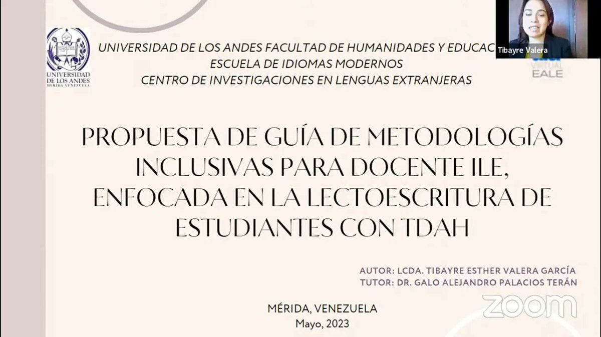 ulavirtualeale's tweet photo. Muy contentos y orgullosos en nuestro programa por este otro paso que van dando nuestros estudiantes de la mano de sus tutores para obtener el título de MSc en Enseñanza Aprendizaje de Lenguas Extranjeras en nuestra Universidad de Los Andes. https://t.co/9y869vIhM8