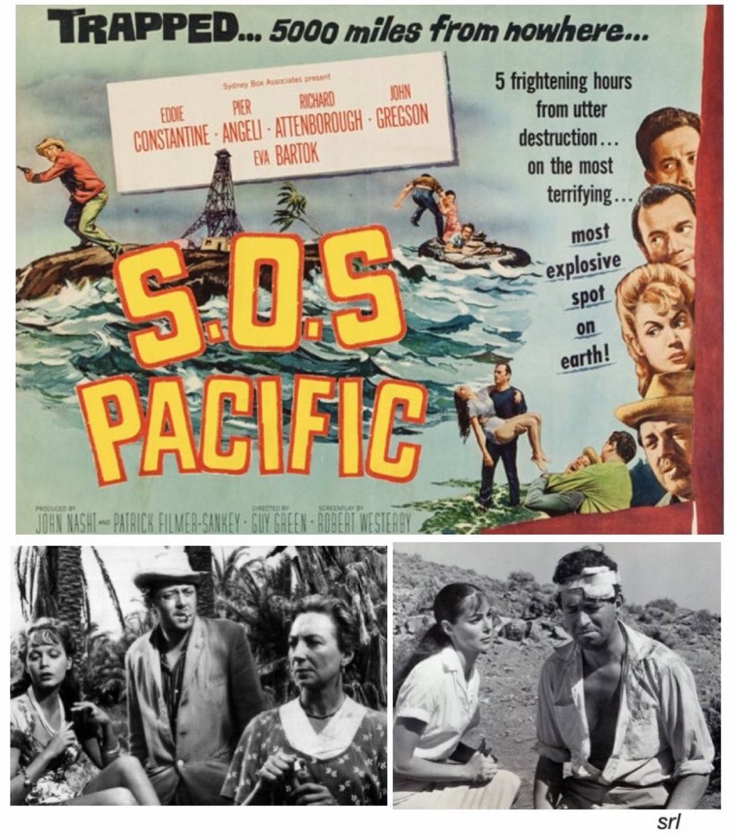 SaveRedlandLibr's tweet photo. 3pm TODAY on @TalkingPicsTV 

The 1959 #Drama film🎥 “SOS Pacific” directed by #GuyGreen from a screenplay by #RobertWesterby based on a story by #GilbertThomas.  
 
🌟#RichardAttenborough #PierAngeli #JohnGregson #EvaBartok #EddieConstantine https://t.co/2bjQTJnX0H