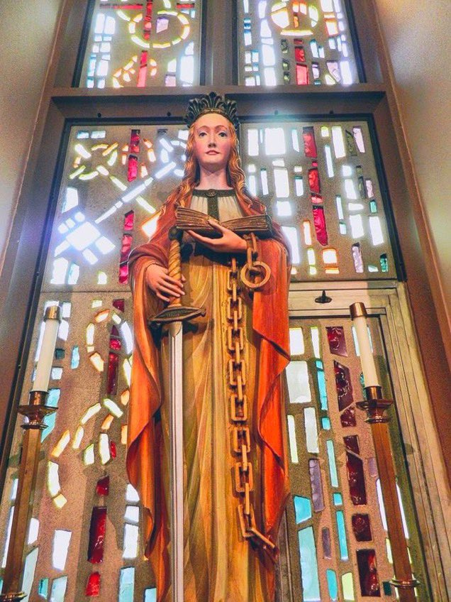 Today is feast of Saint Dymphna. Patron for all who carry the burden of anxiety and mental illness. May she bring blessings of peace to all our minds…..
