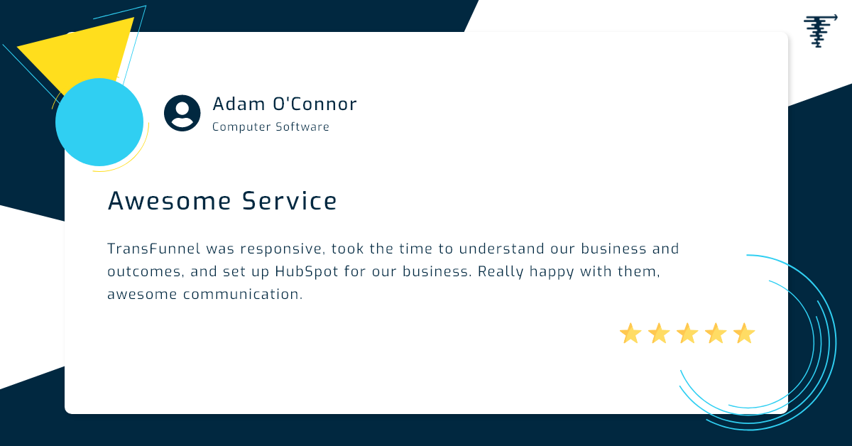 transfunnel's tweet photo. Happy to have another happy customer🙌.
It pays to put the customer first always.

If you are looking to maximise your HubSpot subscription or want to explore HubSpot, we are just a click away.
https://t.co/jo7JhzC4NA

#transfunnel #customerexperience #trust #martech #CRM https://t.co/ahhw9ZSBmZ