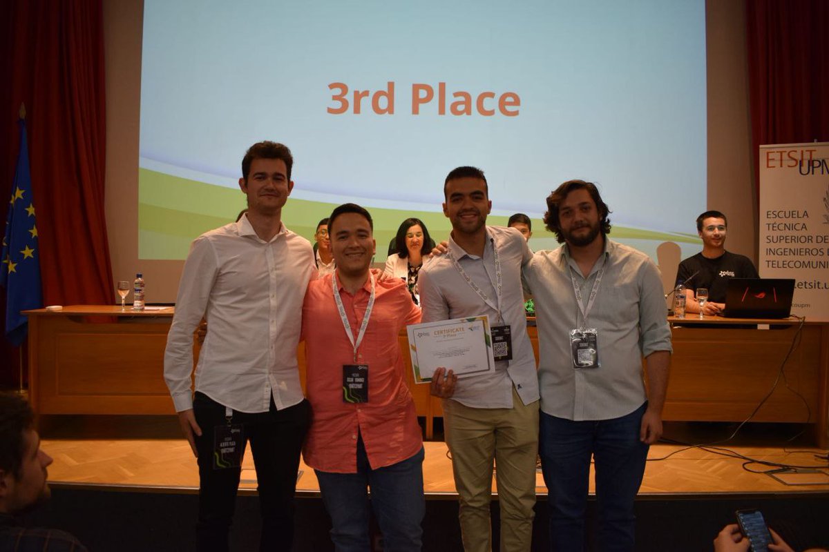 EstadisticaUVa's tweet photo. Enhorabuena !!! 👏 al equipo Pucedata de nuestros estudiantes por el tercer premio 🏆 en ronda regional (España y Portugal) de @EBEC (European BEST Engineering Competition)
@EstadisticaUVa #INdat_UVa @EiiUVa @fcienciasuva @EBECValladolid https://t.co/2LQmu2aNY0