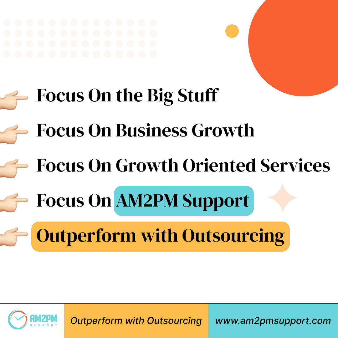 Unleash your business's full potential with our growth-oriented services! We're here to help you focus on the big stuff that makes a difference and skyrocket your success! 🚀 📈

Let's grow together 24/7 🌟
🔗 buff.ly/3XpKFJY

#AM2PMSupport #OutsourcingExcellence