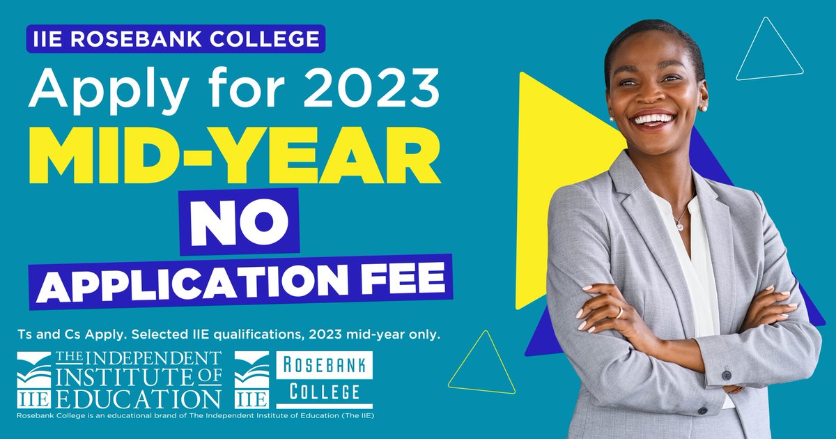 Rosebank College on Twitter "It is never too late to get on board. We