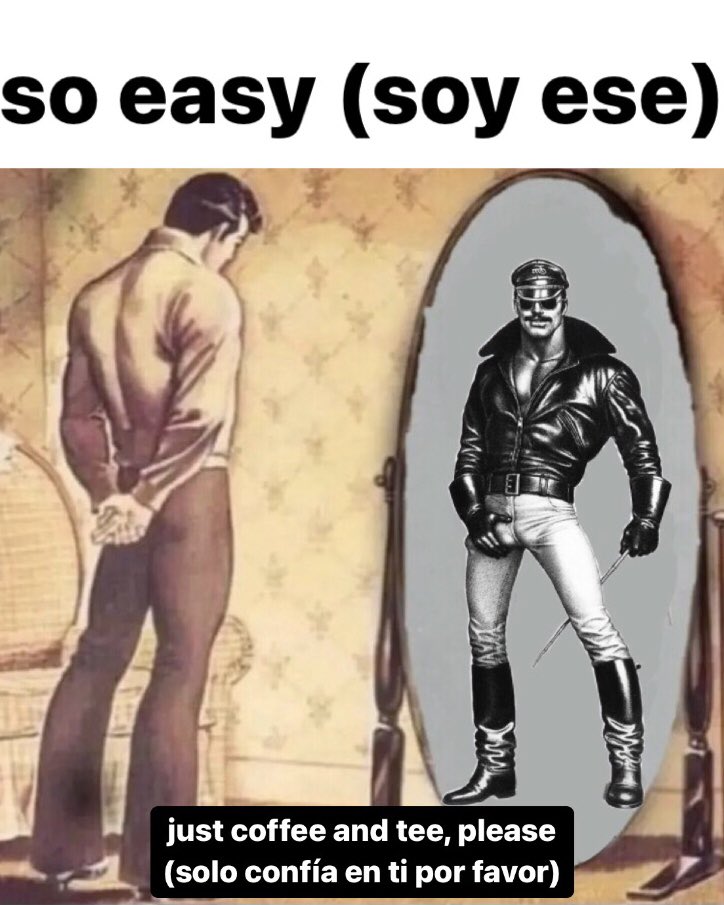 ____cuero_malo's tweet photo. Wannabe Reveal
#TomofFinland #memegay #wannabe #touko https://t.co/r39ambkdlm