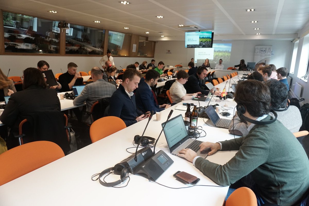 _CEJA_'s tweet image. Kicking off the annual #praesidium 2023.
Delegates will be discussing internal budget and activities of the Presidency and Secretariat during the past two years of mandate.
Last steps of this path on "On the road to sustainability in agriculture". 
#CEJAsustaibability