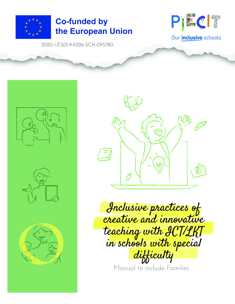 Manual to include families dedicated to educational and inclusive practices through ICT, the result of the PIECIT project. Presentation at the conference held at  <a href="/unizar/">Universidad Zaragoza</a> on 17 and 18 May. #PIECIT #InclusiveSchools <a href="/EUErasmusPlus/">Erasmus+</a> 

ourinclusiveschools.eu/index.php/down…