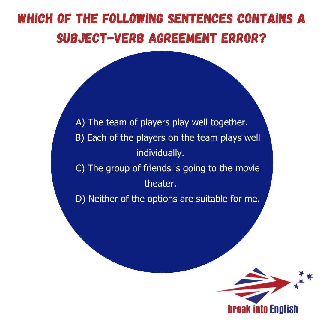 BIE_English's tweet photo. Test your Grammar Skills with our English quiz! Participate and we’ll give you the right answer in the comments tomorrow! ✨

#EnglishQuiz #GrammarSkills #LearnEnglish #LearningEnglish #Quiz https://t.co/8196eHOP47