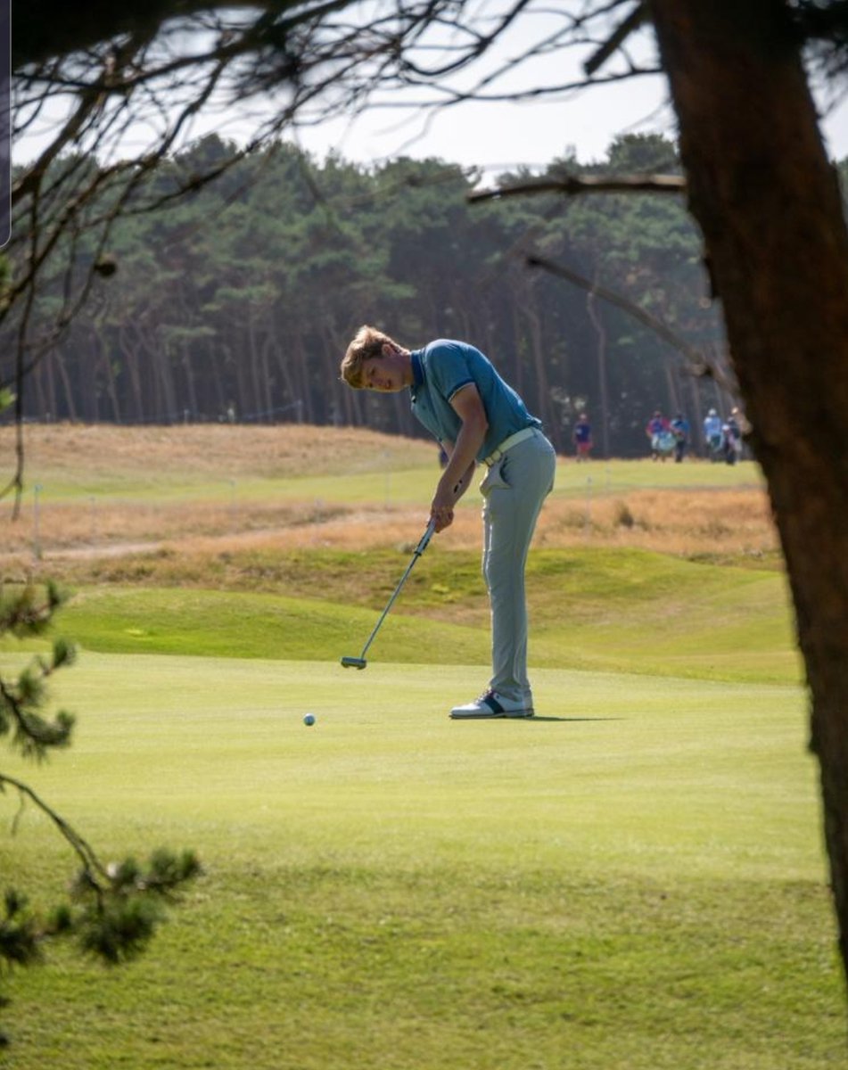 FormbyGolfClub's tweet photo. New course record! +3 golfer Tom Hughes @TomHughes7374 recorded a magnificent gross 66 on Day 2 of the Spring Meeting on Saturday. With the recent course changes this is a new amateur record, well played Tom we look forward to seeing your development in the coming years! #1884 https://t.co/IT0mJ8RWXw