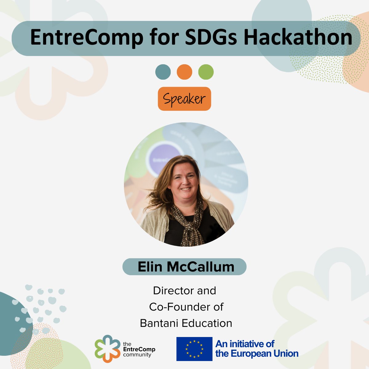 One week to go before the #Hackathon on Entrepreneurship and the Sustainable Development Goals on 23 May! @elinmccallum will be one of our key speakers exploring the wonders of #entrepreneurial education.✨ ➡️Enter the challenge by registering at: entrecomp.com/synergies/hack… #SDGs