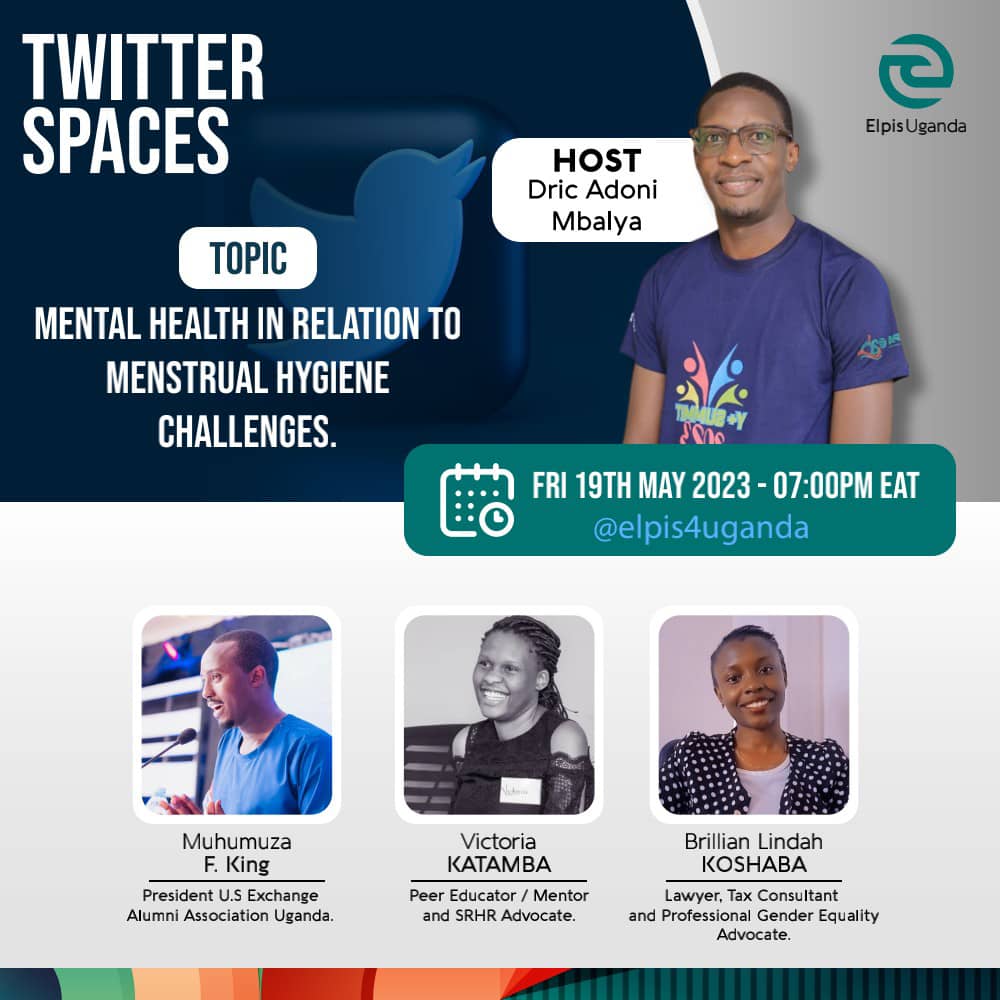It's a mental health month so miss not our Twitter space this Friday

@brillianlindah  @MuhumuzaF_King
@VictoriaKatamba @UncleDricAdoni