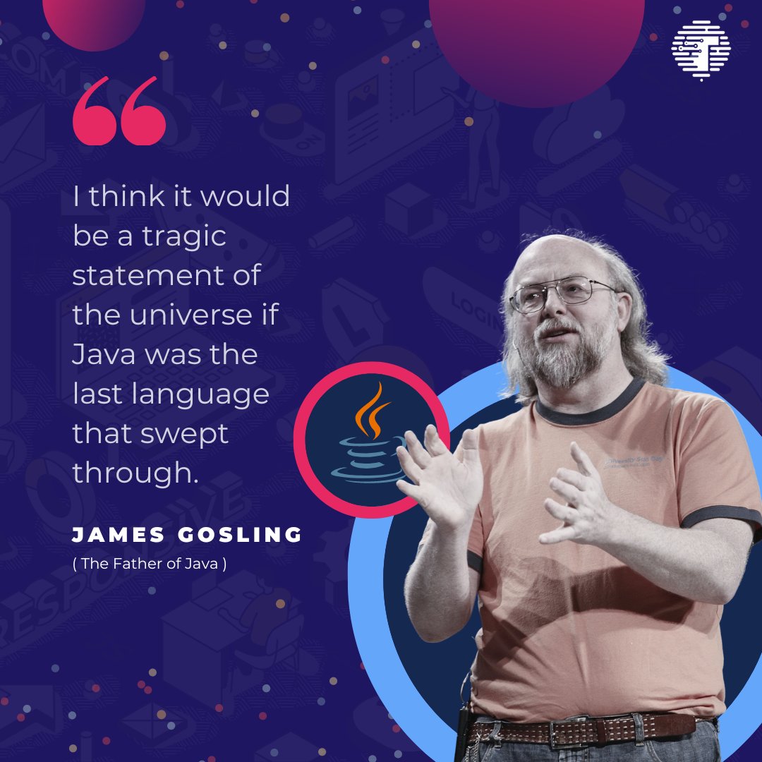 Trienpont_'s tweet photo. Happy Birthday, James Gosling! 🎉🎂

Thank you for creating Java, the programming language that changed the tech world forever.

For over two decades, Java has been a popular choice among developers, with millions of Java applications in use today.

#Java #fatherofjava https://t.co/HLXOr8K2wS