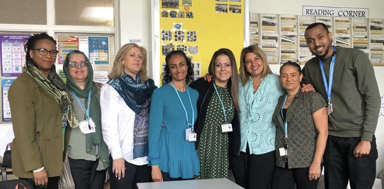 It’s #mentalhealthawarenessweek2023 and <a href="/HorizonCampus_/">Horizon Campus</a> staff &amp; students are taking part in #WearItGreen today. Don’t they look fab? #SereneInGreen