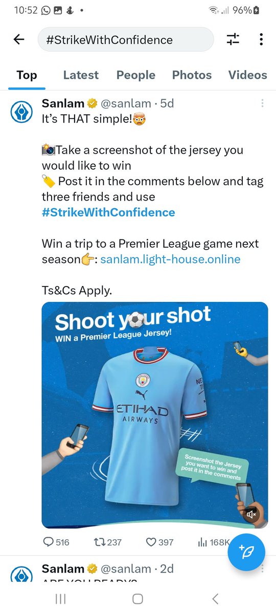SiyabongaMandh1's tweet photo. @sanlam #StrikeWithConfidence https://t.co/m7EV9JsjJW