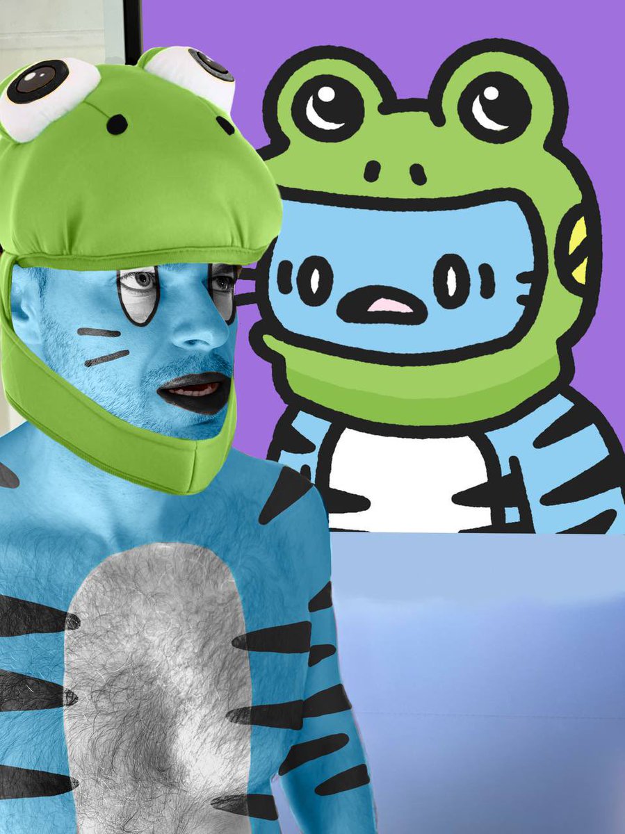 g13m's tweet photo. Gm frens🖖🏼 It is very easy 2 be @coolcats wen u have fren like @DRiveraTX 🐸 comment  👑👑 like 👑👑 retweet 👑👑👑👑 follow the King of COSPLAY 🎭 👉🏻 @g13m 👑👑👑👑 https://t.co/jHnqih37kO