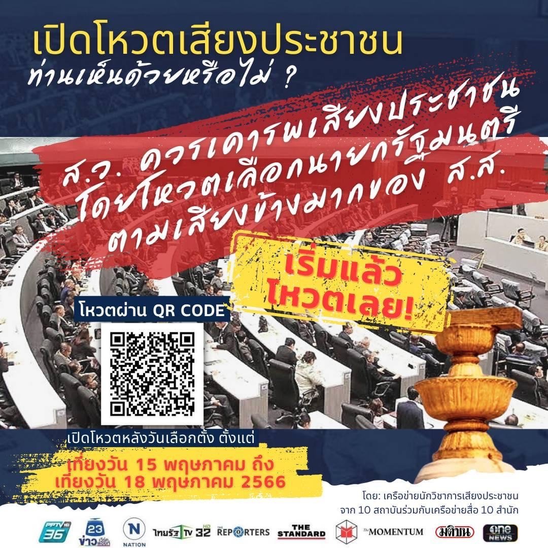 armlaikab's tweet photo. อย่าลืมไปโหวตกัน สว ควรเคารพเสียงประชาชน ? ปิดโหวต 18 เที่ยงวันนะ #เลือกตั้งปี66 
#สวมีไว้ทำ #นายกคนที่30
https://t.co/WMafCAsx2D https://t.co/bLmfNJGLGi