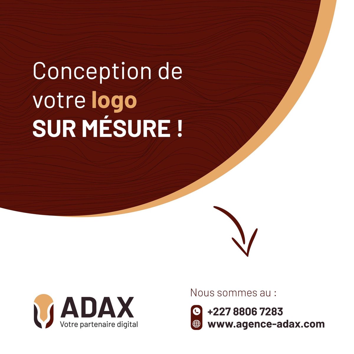 AgenceAdax's tweet photo. Identité Graphique 😍

Heureux de vous présenter l'identité graphique que nous avons développé pour le projet YEP-Niger (Youth Empowerment Proect - Niger).

Pour tous vos besoins en logo et en identité graphique, n'hésiter pas à nous envoyer un message WhatsApp au +22788067283 https://t.co/DVcbXOh8JO