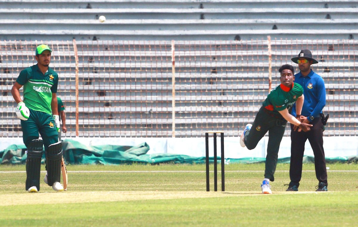 AbdullahNadim2's tweet photo. BCBtigers: Youth International Cricket Series 2023
Bangladesh U19 Vs Pakistan U19 | 5th Youth ODI Match

For Match Update:https://t.co/LC67dI3YVM

Live on: https://t.co/ZHotjoFZzV

#BCB | #Cricket | #U19 https://t.co/LGBNOCxUDo