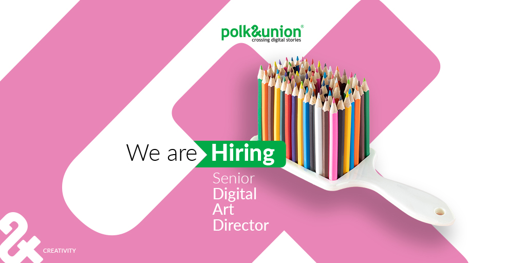 PolkandUnion's tweet photo. #WeAreHiring

🔥Sei un Senior Digital #ArtDirector con 6-8 anni di esperienza e almeno 2 alla guida di un team creative interno?  

💡Hai creatività, capacità di ideazione/progettazione e produzione, competenze strategiche e organizzative?  

Candidati➡️ https://t.co/nrr22NQpay https://t.co/RIkPzX1PSF