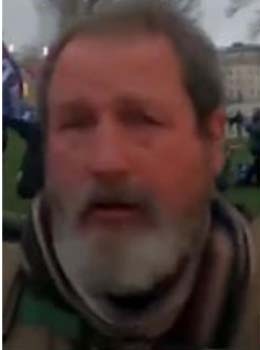 retiredtrnman's tweet photo. The #FBI has identified many people who incited violence at the U.S. Capitol on January 6, but it still needs your help to bring others to justice. If the person in this photo looks familiar, submit a tip at https://t.co/LRUnRA40bG or 1-800-CALL-FBI, and mention photo #113-AFO. https://t.co/vahXoKqqsr