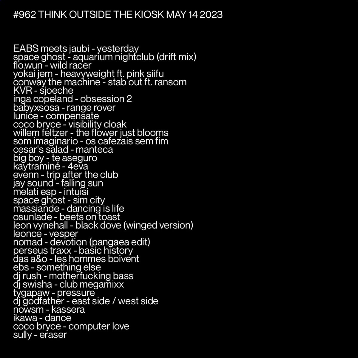 mixcloud.com/LeFtOoO/962-ne… 

the latest show is up on <a href="/mixcloud/">Mixcloud</a>