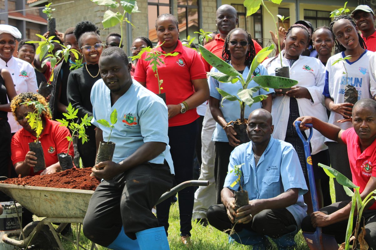 DStudyville's tweet photo. 🌱🌍 Incredible weekend at Kafoca Mukuru Studyville Hostel! Our vibrant community planted 300 trees in a remarkable initiative, celebrating our commitment to the environment and unity. Let's create a greener, more sustainable future! #KafocaCares #TreePlanting #Sustainability https://t.co/c93YdzWvC1