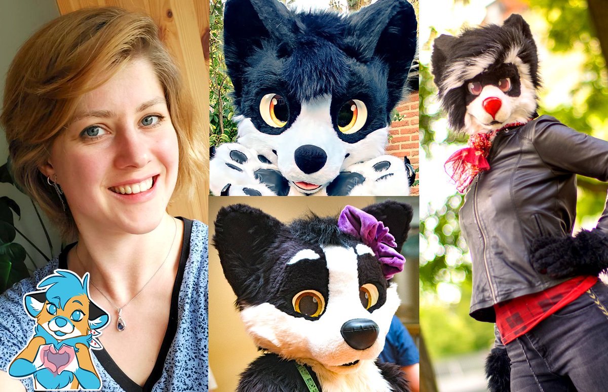 Hello! 😊I am 
💙Wolvinny, I'm a 30 year old Furry from the Netherlands 🇳🇱! 

Fursuits:
💛 Coco the Corgi, 2 head versions. 
🖤 Jail the red-nosed canine! 
❤️ I like✈️,🎮,📺, 🍶 &amp; fursuiting!
📍 linktr.ee/wolvinny