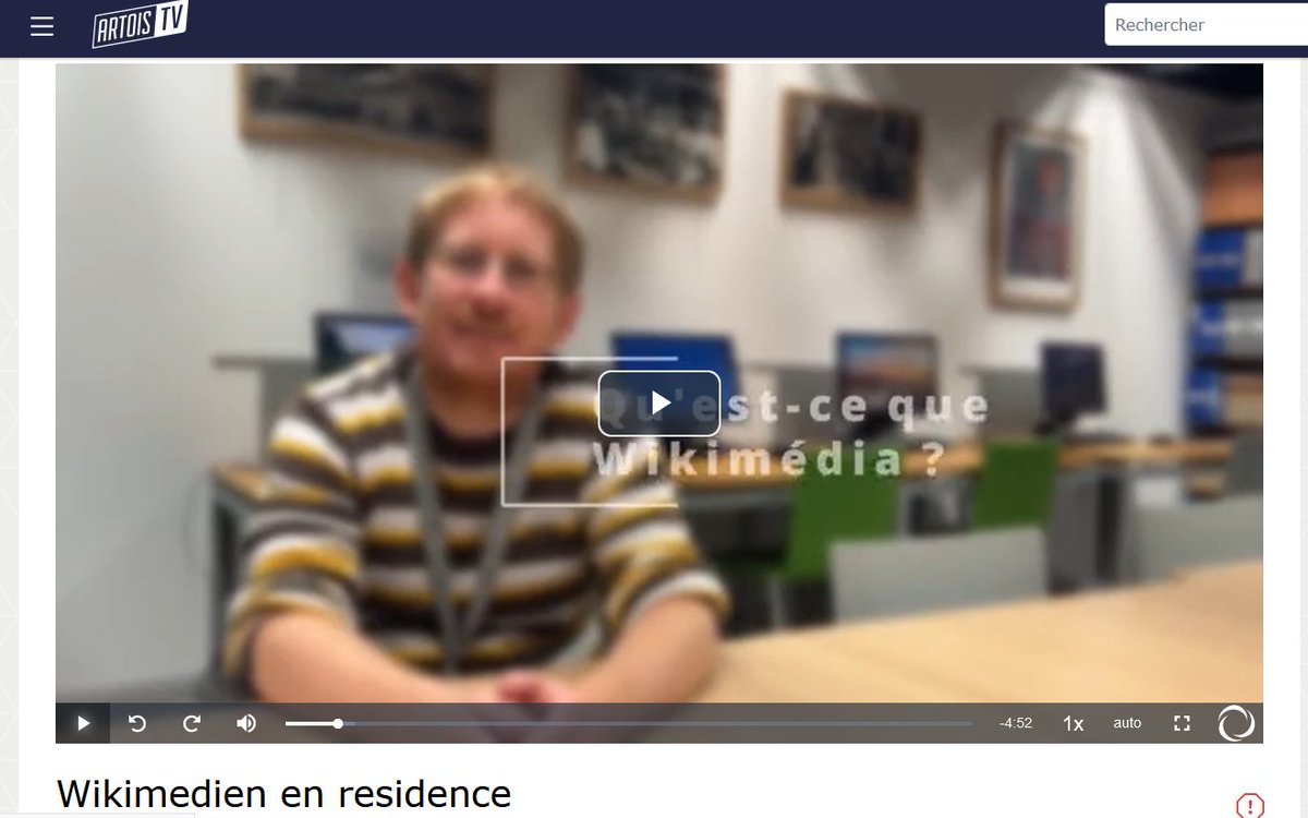 🎞Tous les secrets pour découvrir un wikimédien en résidence dans son habitat naturel au Musée de Bretagne : <a href="/belett/">VIGNERON Nicolas</a> 

Merci à l' Université d'Artois et à Sibylle Neveu d'avoir mis en avant ce métier pas comme les autres !
<a href="/Wikipedia/">Wikipedia</a> 
➡artoistv.univ-artois.fr/video/5129-wik…
