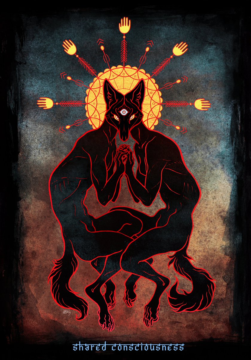「A couple of pieces from my 'Shared' seri」|💀🐺🌱ArtofMaquenda🍄👹🩸のイラスト