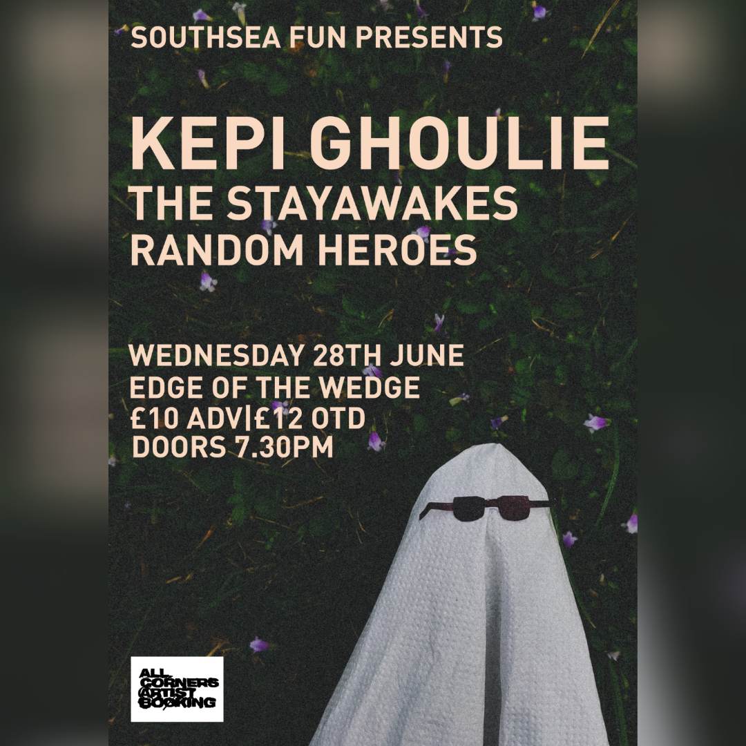 🌟Just Confirmed🌟 Southsea Fun bring rock & roll artist Kepi Ghoulie to the Edge on Wednesday 28th June 2023!😎 Support from @thestayawakes and Random Heroes Tickets £10.00 in advance, on sale now from our website
