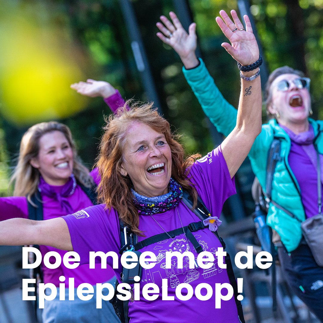 De inschrijving voor de 2e editie van de EpilepsieLoop is geopend! Op zaterdag 7 oktober gaan we samen in de aanval voor mensen met #epilepsie en hun naasten. Loop mee op de hoofdlocatie in Amersfoort, bij een gastlocatie of vanuit huis. Schrijf je nu in: ow.ly/TZtf50OmhWP