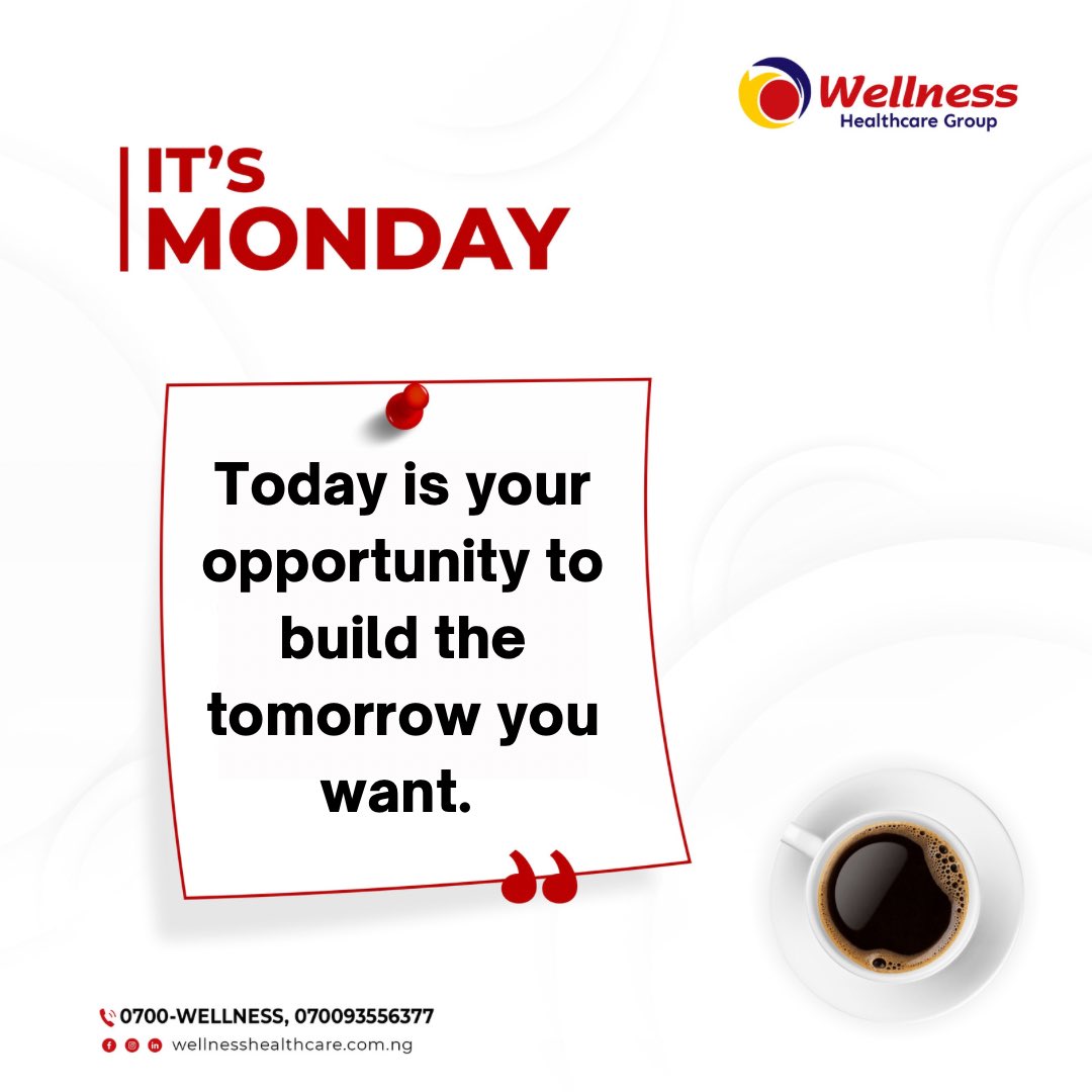 The reason most people never reach their goals is that they don't define them, or even seriously consider them as believable or achievable. 

Today is your opportunity to build the future you want.

Don’t procrastinate; Start today 👍

Happy new week everyone

#newweek #newgoals